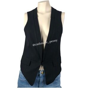 Zara Sexy Black Vest XS